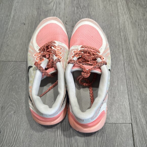 Nike Free 5.0 GS Running Shoes Size 5y/Womens 6.5 Lava Pink Pow 725114-100 - Picture 6 of 10